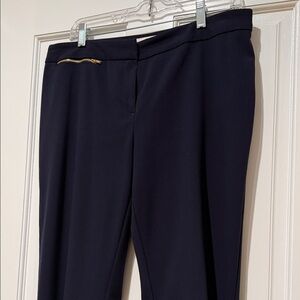 Ellen Tracy Dark Navy Cropped Pants Like New